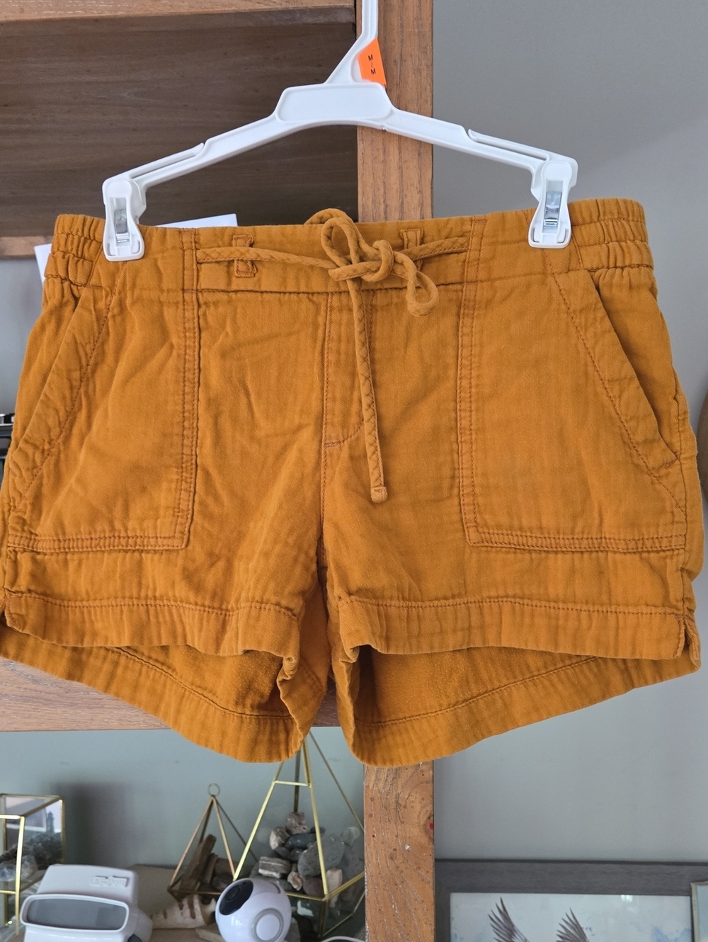 Old Navy Women's Drawstring Shorts in Burnt Orange